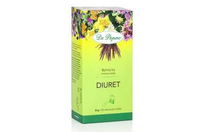 DR. POPOV Čaj Diuret tea - Чай диурет 20x1.5 грамм